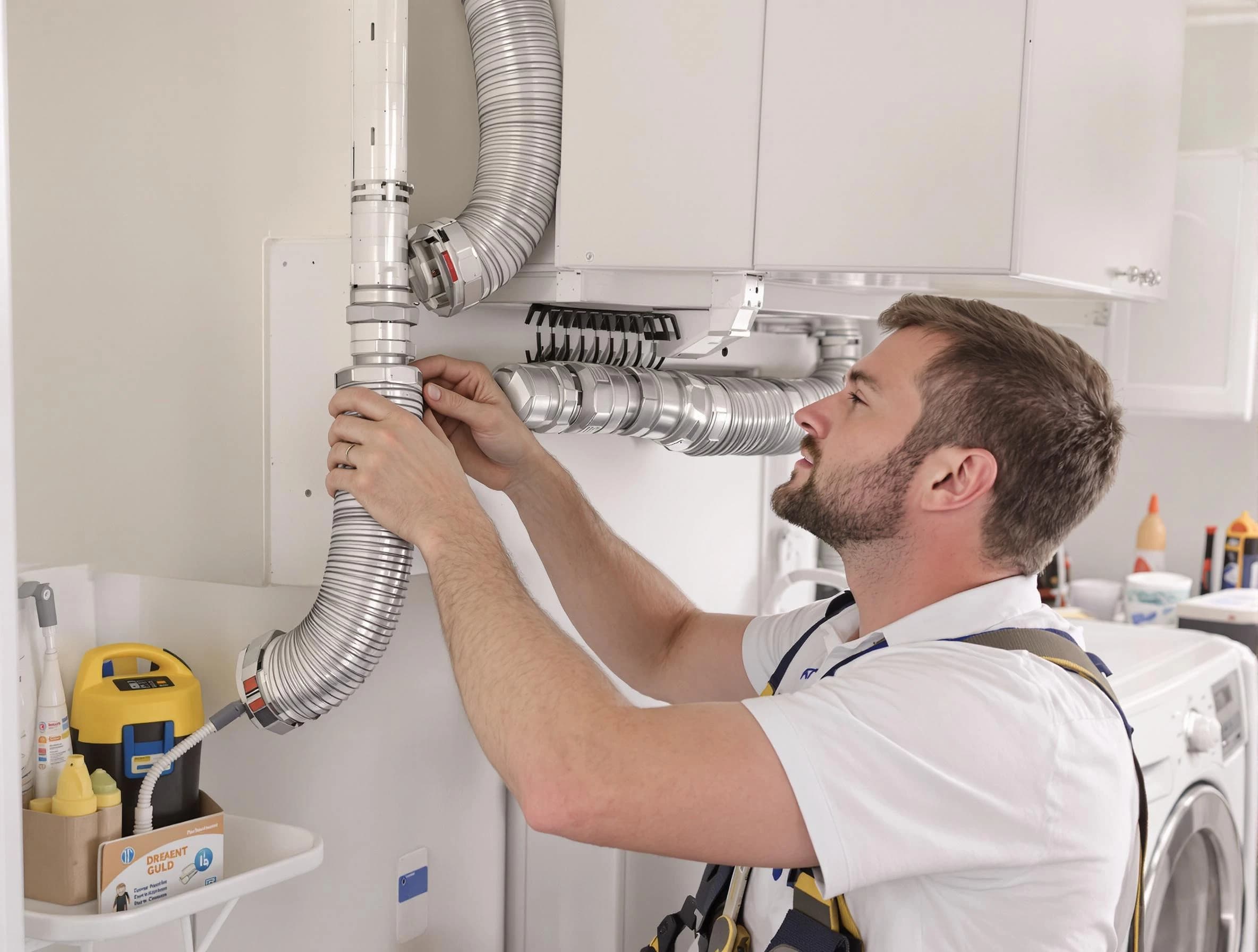 Professional dryer vent repair and installation by Kennesaw Dryer Vent Cleaning in Kennesaw