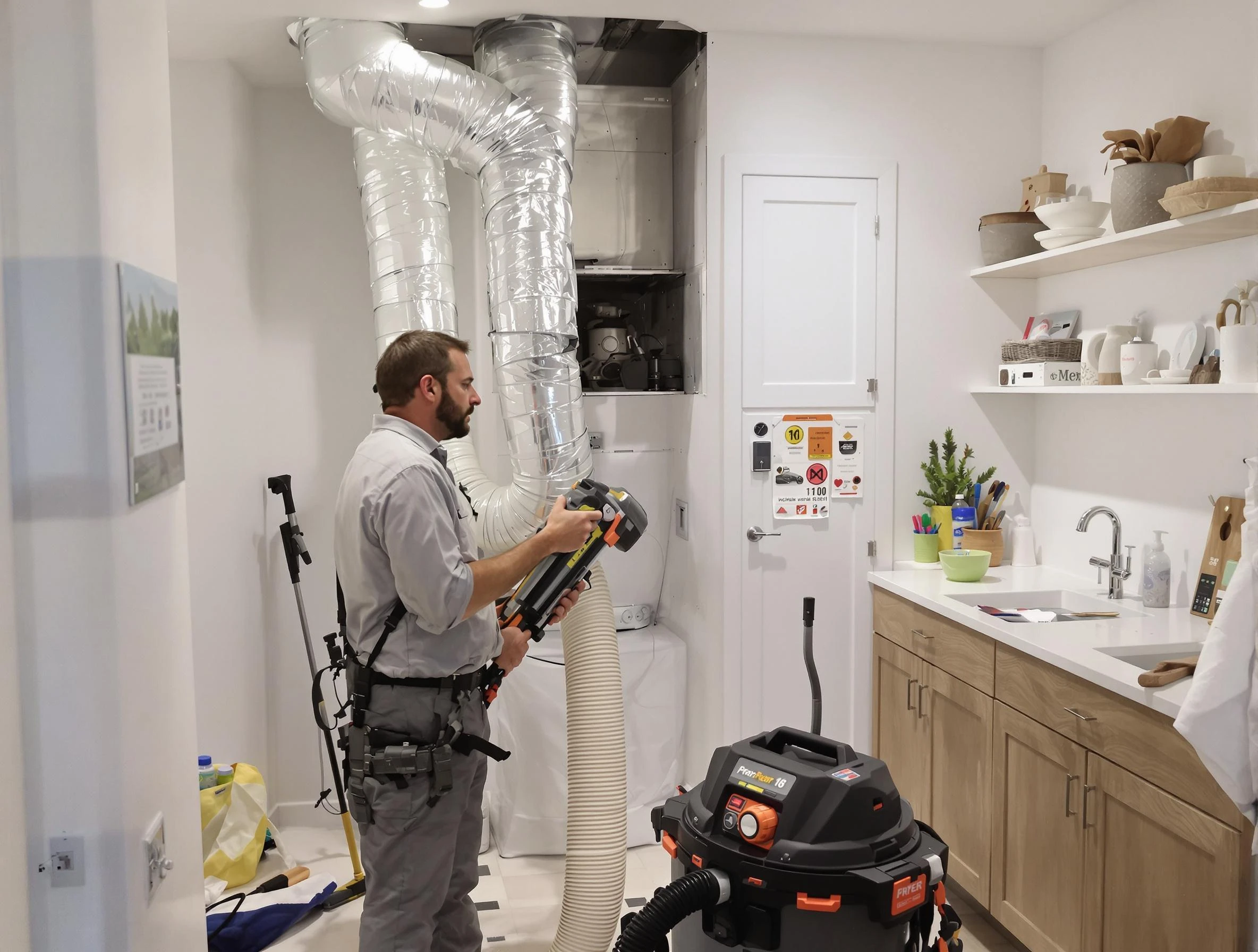 Clogged Dryer Vent Cleaning in Kennesaw