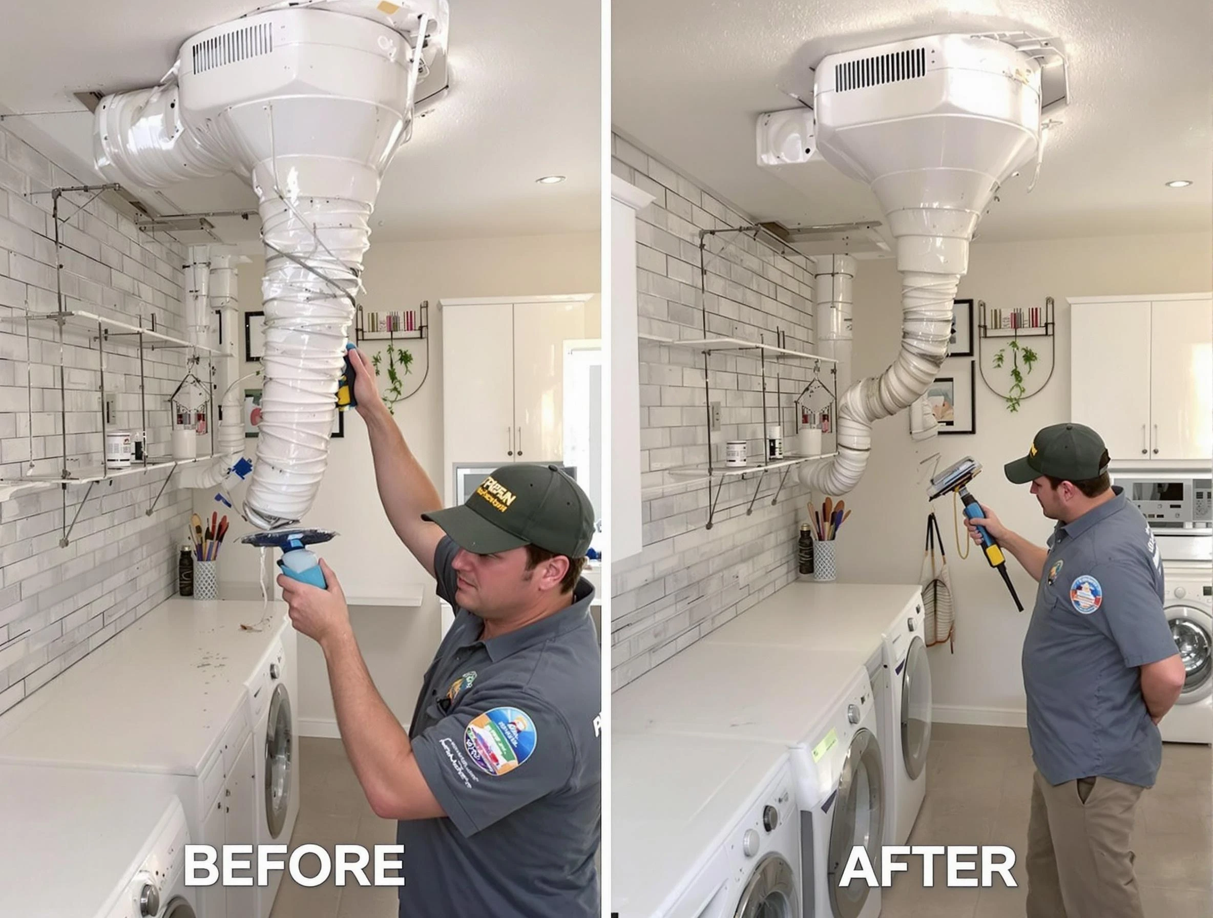 Professional dryer exhaust vent cleaning by Kennesaw Dryer Vent Cleaning in Kennesaw